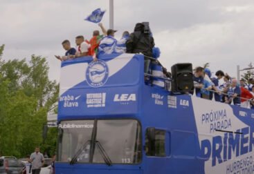 Celebración Ascenso a Primera del Deportivo Alavés