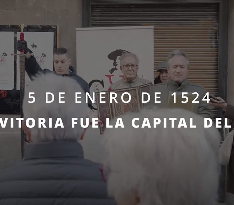 Cuando Carlos V hizo a Vitoria-Gasteiz capital del mundo
