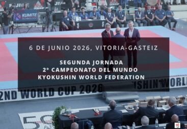 Jornada final del Campeonato del Mundo de Kyokushin 2026 en Vitoria-Gasteiz